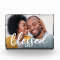 Blessed Script with Name Photo Block