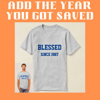 Blessed Since Year Athletic Men's