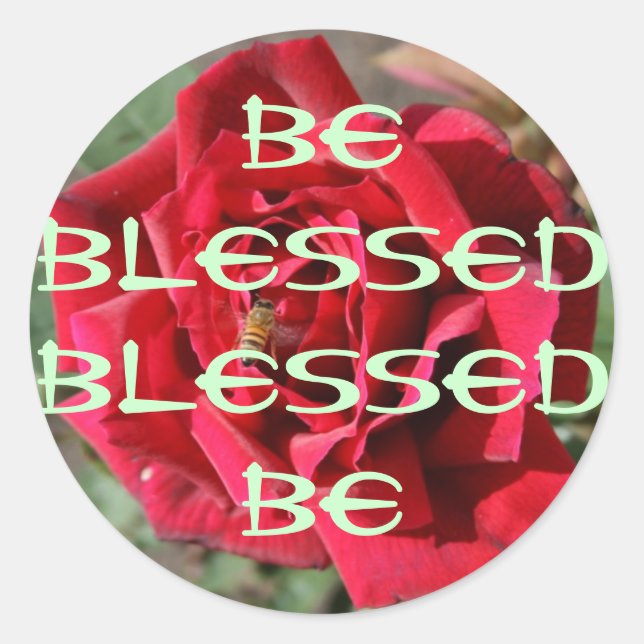 BLESSED stickers (Front)
