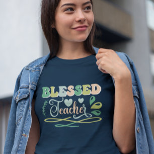 Blessed Teacher Back to School Design T-Shirt
