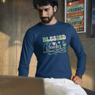 Blessed Teacher Back to School Design T-Shirt