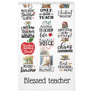 Blessed teacher calendar