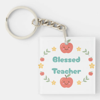 Blessed Teacher Key Ring