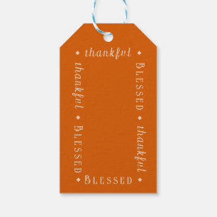 "Blessed" & "thankful" Personalised Gift Tags