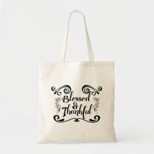 Blessed & Thankful Tote Bag