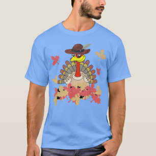 Blessed Thanksgiving Dinner Festive Turkey Day Aut T-Shirt