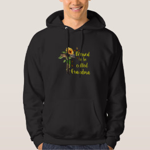 Blessed To Be Call Grandma Christian Cross Mothers Hoodie