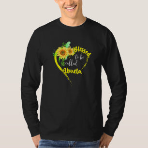 Blessed To Be Called Abuela Sunflower Abuela Mothe T-Shirt