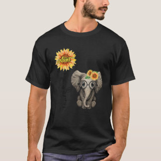 Blessed To Be Called Aunt Hippie Elephant  Aunt Gi T-Shirt