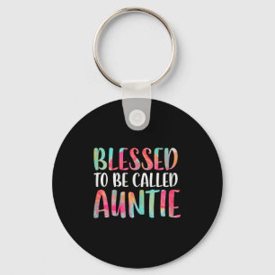Blessed to be called auntie shirt women mothers da key ring