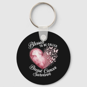 Blessed To Be Called Breast Cancer Survivor Awaren Key Ring