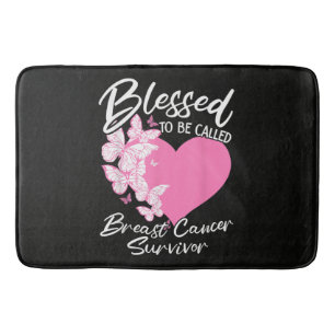 Blessed to Be Called Breast Cancer Survivor Bath Mat