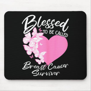 Blessed To Be Called Breast Cancer Survivor Pink B Mouse Mat