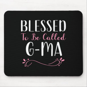 Blessed To Be Called G-ma Cute Cool Gma Mouse Mat