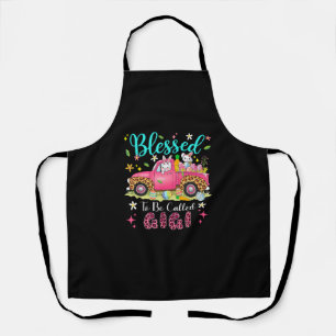 Blessed To Be Called Gigi Easter Bunnies Chocolate Apron