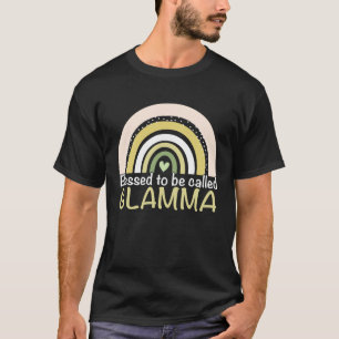 Blessed To Be Called Glamma Boho Rainbow Mother s T-Shirt