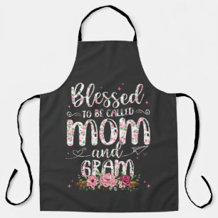 Blessed To Be Called Gram Flower Lovers Apron