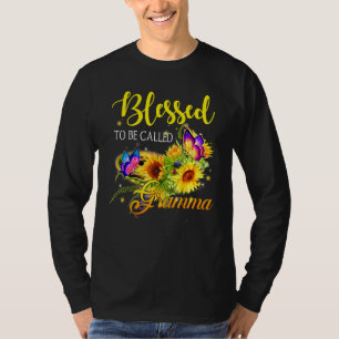 Blessed To Be Called Gramma Sunflower Mother's Day T-Shirt