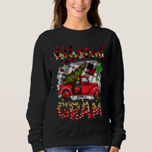 Blessed To Be Called Grammy Christmas Red Truck Sweatshirt