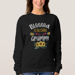 Blessed To Be Called Grammy Sunflower Grammy Mothe Sweatshirt