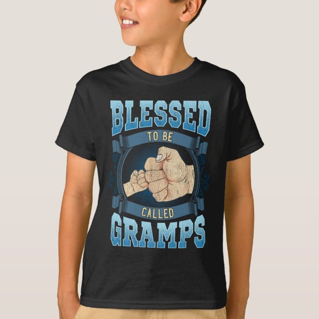 Blessed To Be Called Gramps Gifts Gramps Fathers D T-Shirt (Front)