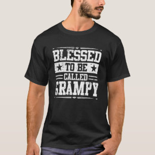 Blessed To Be Called Grampy Grandpa Father's Day T-Shirt