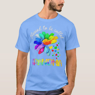 blessed to be called grandma grandson autism aware T-Shirt