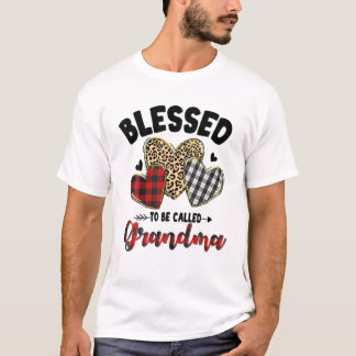 Blessed To Be Called Grandma Mother T-Shirt