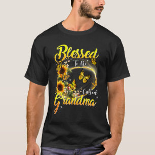 Blessed To Be Called Grandma Sunflower Lovers Gran T-Shirt