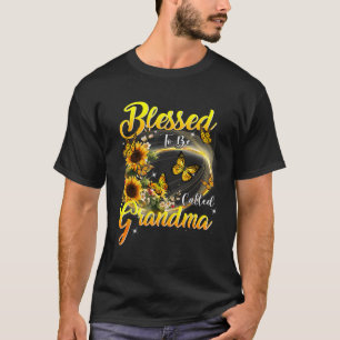 Blessed To Be Called Grandma Sunflower Lovers T-Shirt