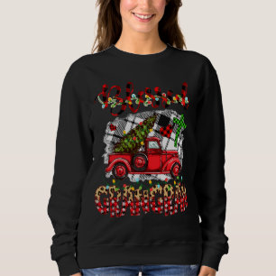 Blessed To Be Called Granna Christmas Red Truck Sweatshirt