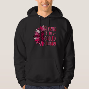 Blessed To Be Called Granny Cute Floral Women Moth Hoodie