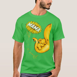 Blessed To Be Called Mama Sunflower Elephant Mothe T-Shirt