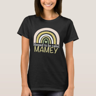 Blessed To Be Called Mamey Boho Rainbow Mother s D T-Shirt