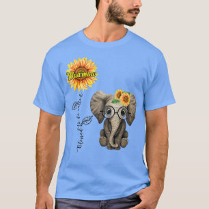 Blessed To Be Called Mawmaw Hippie Elephant Day T-Shirt