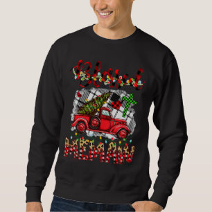 Blessed To Be Called Meme Christmas Red Truck Sweatshirt
