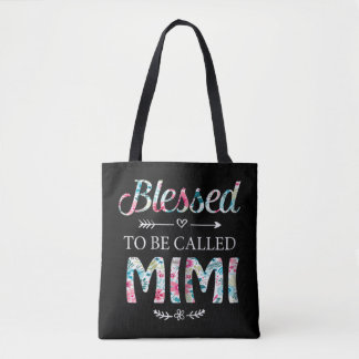 Blessed To Be Called Mimi Christmas Tote Bag