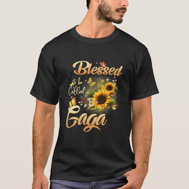 Blessed To Be Called Mum And Gaga St Patricks Day T-Shirt (Front)