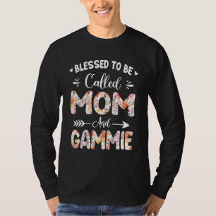 Blessed To Be Called Mum And Gammie Funny Mothers T-Shirt