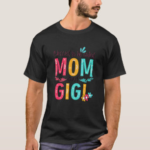 Blessed To Be Called Mum And Gigi Floral Grandma M T-Shirt