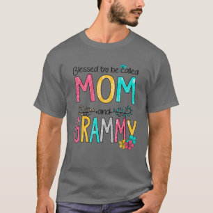 Blessed To Be Called Mum And Grammy Mother's Day 2 T-Shirt