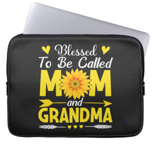 Blessed to Be Called Mum and Grandma Laptop Sleeve
