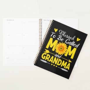 Blessed to Be Called Mum and Grandma Planner