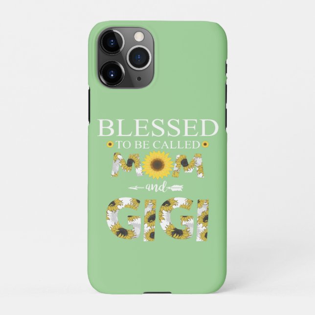Blessed to be Called Mum and Mimi iPhone Case (Back)