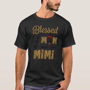 Blessed To Be Called Mum And Mimi Leopard Mother D T-Shirt