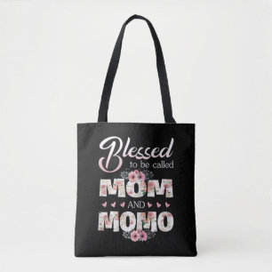 Blessed To Be Called Mum And Momo Colourful  Tote Bag