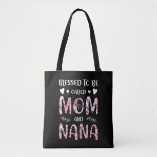 Blessed To Be Called Mum And Nana Christmas Tote Bag