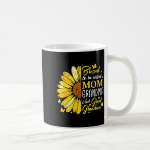 Blessed to be called mum grandma great grandma coffee mug