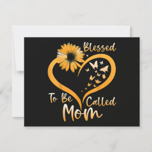 Blessed To Be Called Mum Invitation