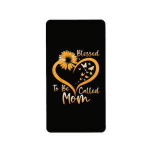 Blessed To Be Called Mum Label